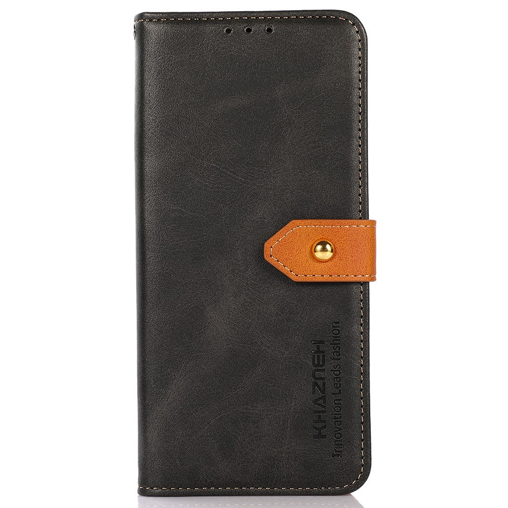 KHAZNEH For Samsung Galaxy A05 4G Case Cowhide Texture PU Leather Stand Wallet Phone Cover