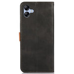 KHAZNEH For Samsung Galaxy A05 4G Case Cowhide Texture PU Leather Stand Wallet Phone Cover