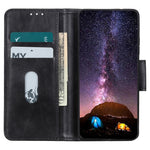 For Samsung Galaxy A05 4G Case PU Leather Shell Crazy Horse Texture Phone Cover