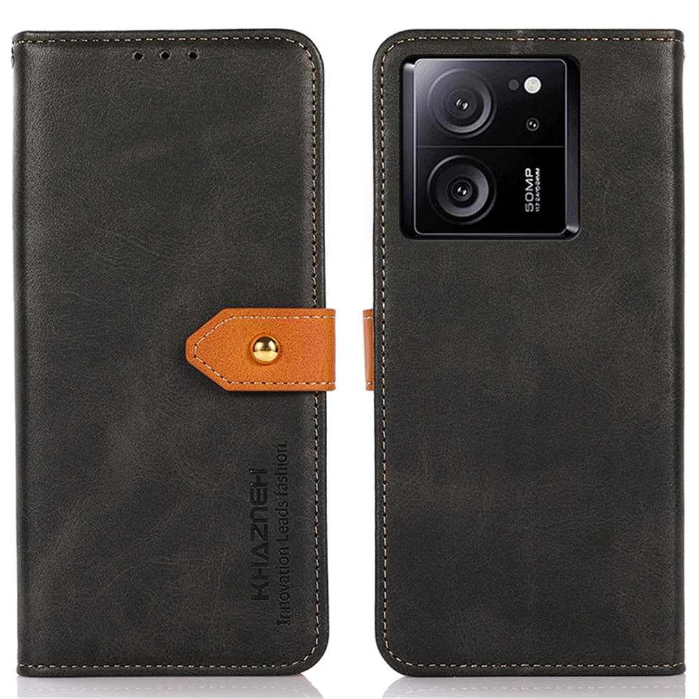 KHAZNEH For Xiaomi Redmi K60 Ultra / 13T / 13T Pro Case PU Leather Phone Cover Stand Wallet