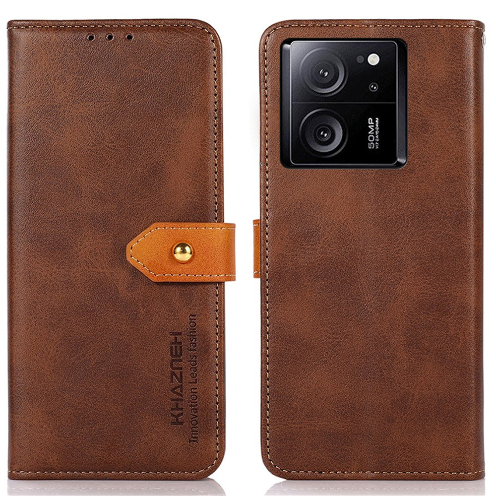 KHAZNEH For Xiaomi Redmi K60 Ultra / 13T / 13T Pro Case PU Leather Phone Cover Stand Wallet