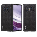 ABEEL For Huawei Mate X5 Case Grid Texture Leather Coated PC Phone Cover