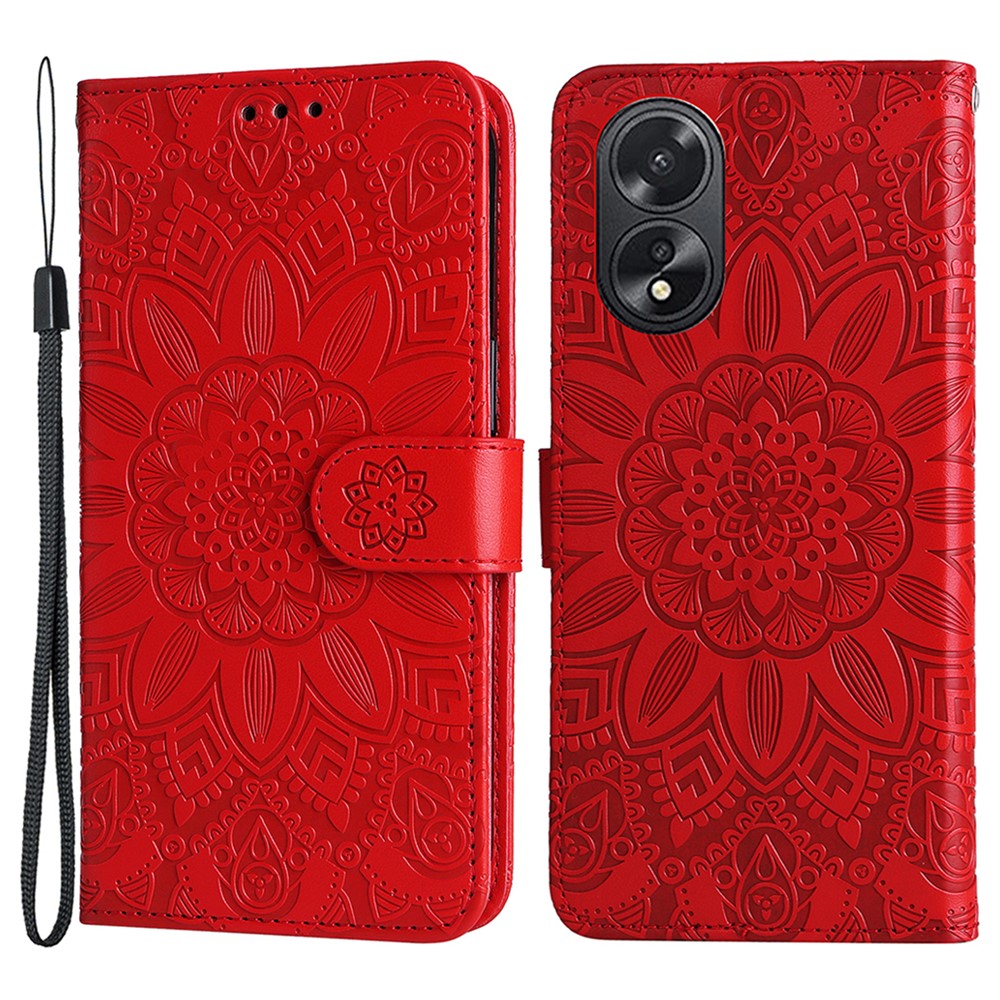For Oppo A38 4G Case Wallet Slim-Fit PU Leather Magnetic Phone Cover