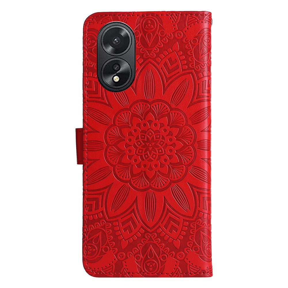 For Oppo A38 4G Case Wallet Slim-Fit PU Leather Magnetic Phone Cover