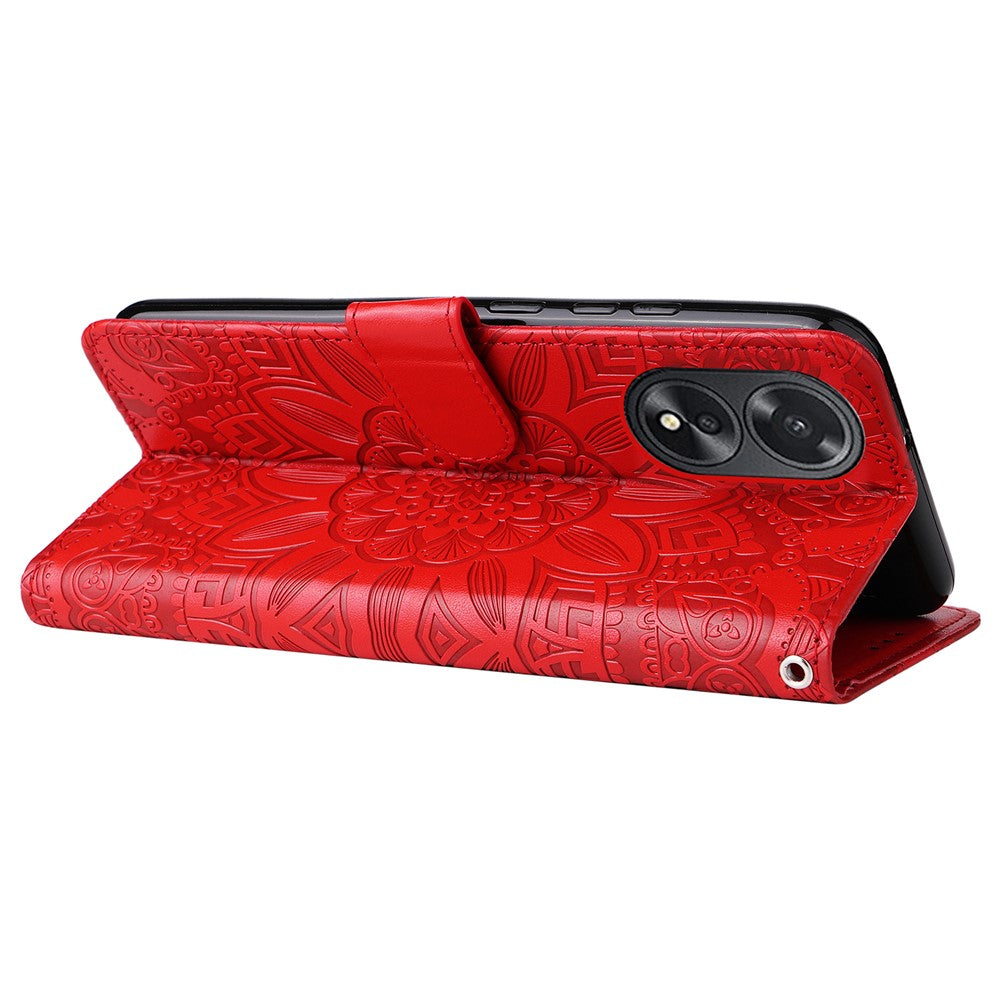 For Oppo A38 4G Case Wallet Slim-Fit PU Leather Magnetic Phone Cover