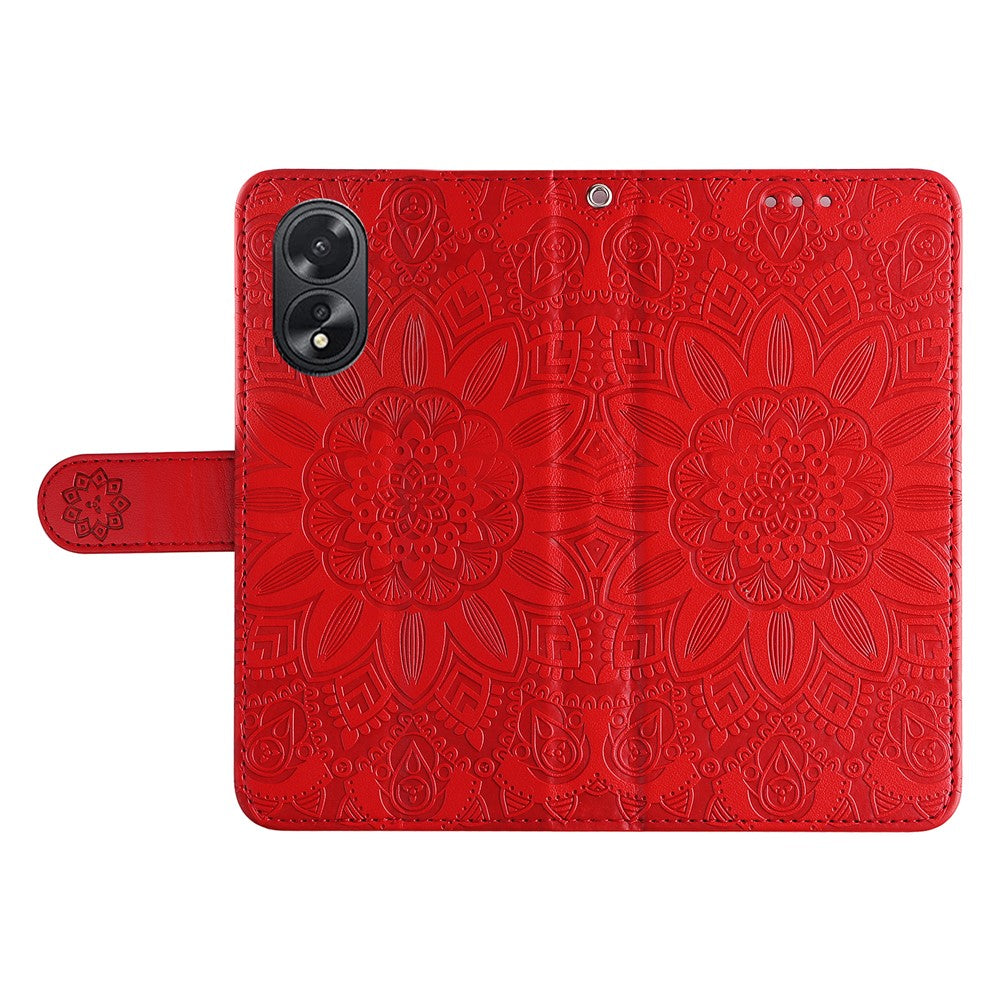 For Oppo A38 4G Case Wallet Slim-Fit PU Leather Magnetic Phone Cover