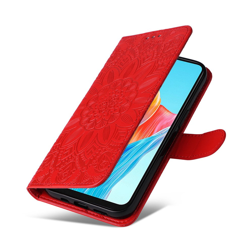 For Oppo A38 4G Case Wallet Slim-Fit PU Leather Magnetic Phone Cover