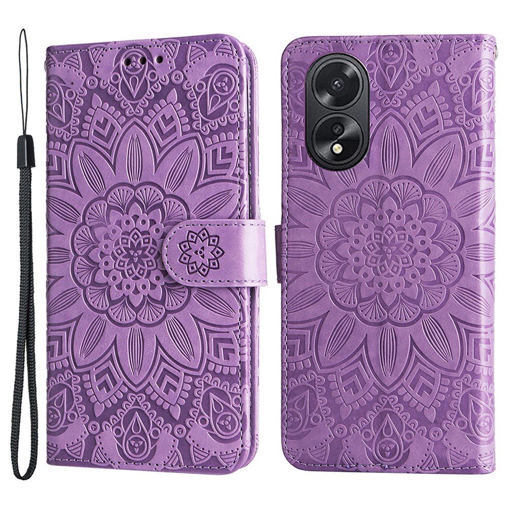 For Oppo A38 4G Case Wallet Slim-Fit PU Leather Magnetic Phone Cover