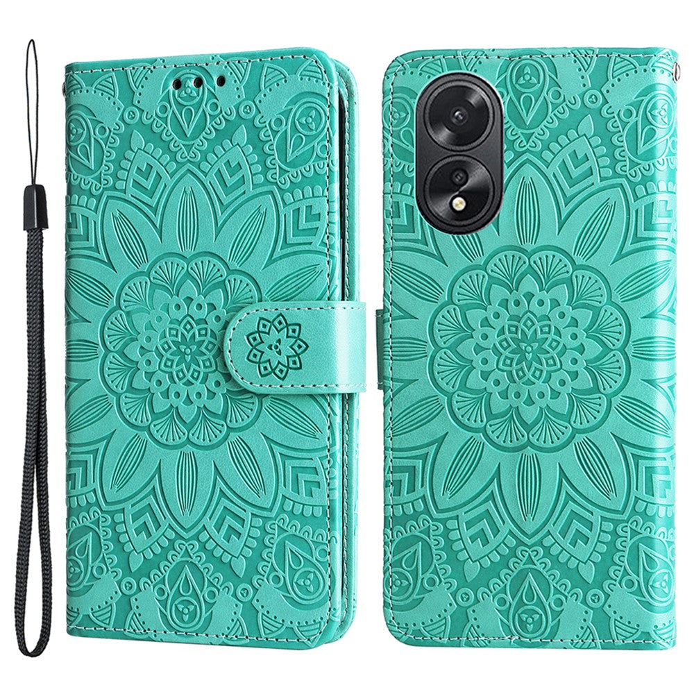 For Oppo A38 4G Case Wallet Slim-Fit PU Leather Magnetic Phone Cover