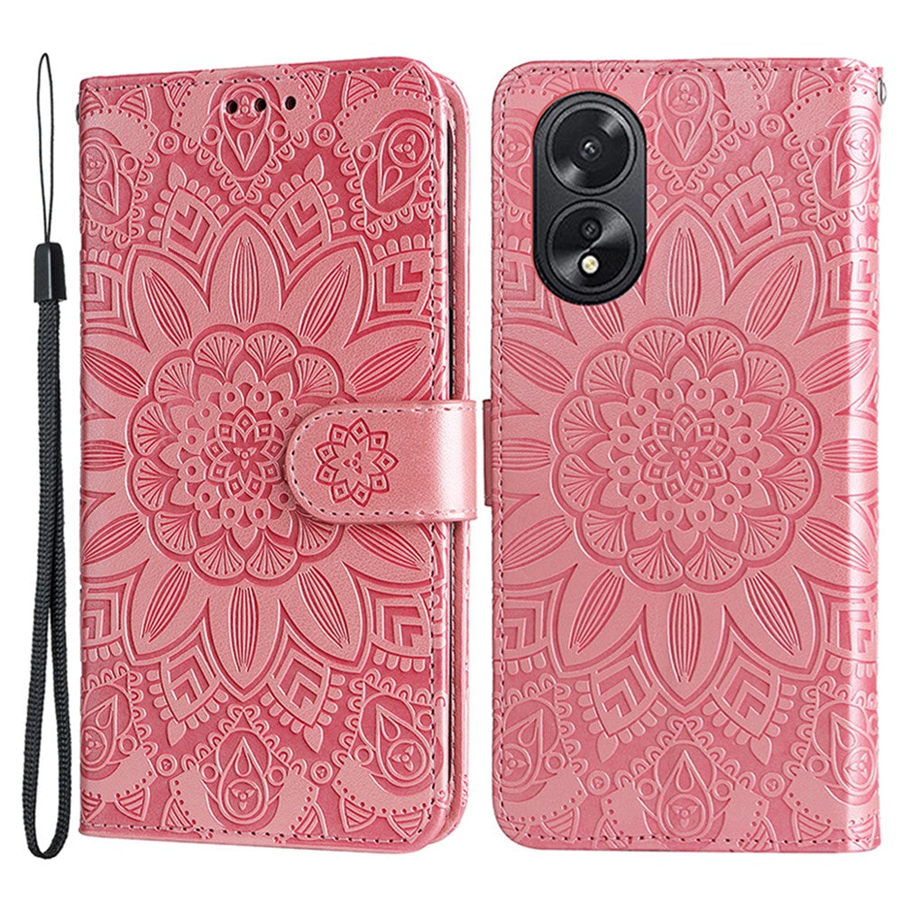 For Oppo A38 4G Case Wallet Slim-Fit PU Leather Magnetic Phone Cover