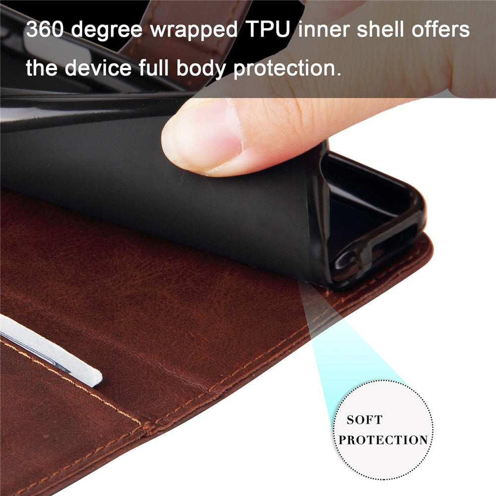 For Huawei Mate 60 Pro Case Shockproof Calf Texture Zipper Wallet Stand Smartphone Cover