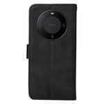 For Huawei Mate 60 Pro Case Calf Texture Wallet Stand PU Leather Protection Cell Phone Cover