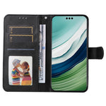 For Huawei Mate 60 Pro Case Calf Texture Wallet Stand PU Leather Protection Cell Phone Cover