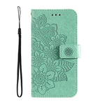 For Huawei Mate 60 Pro Case Floral Pattern PU Leather Wallet Stand Phone Cover