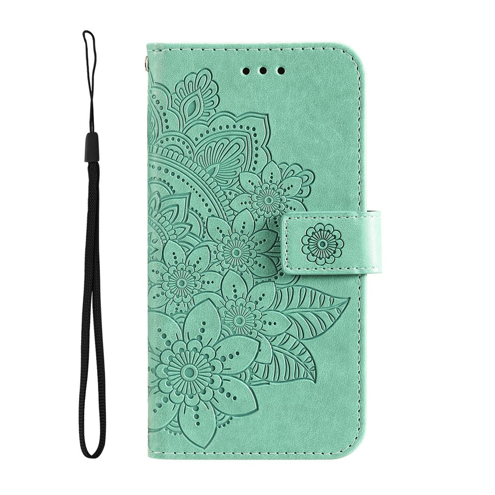 For Huawei Mate 60 Pro Case Floral Pattern PU Leather Wallet Stand Phone Cover