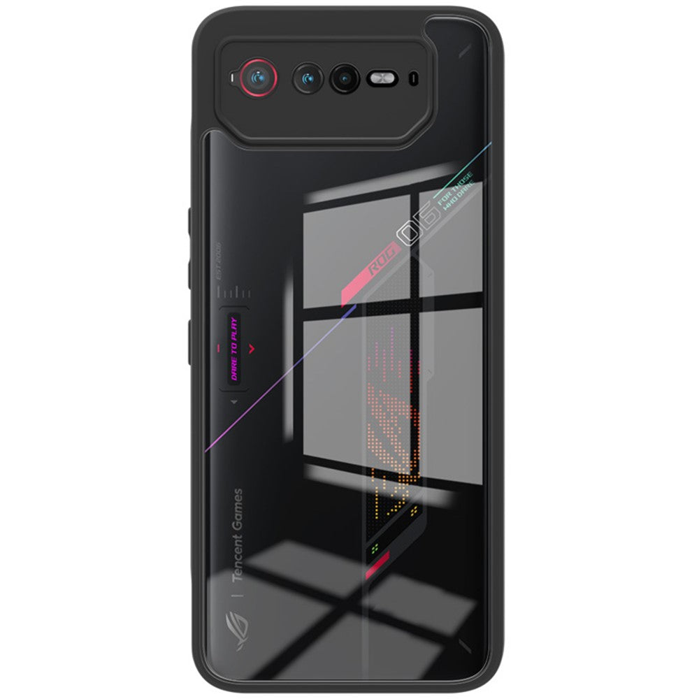 IMAK UX-9A Series for Asus ROG Phone 6 5G Clear Case TPU Frame PC Back Phone Cover