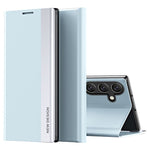For Samsung Galaxy M34 5G / F34 5G Case PU Leather Electroplating Stand Cover