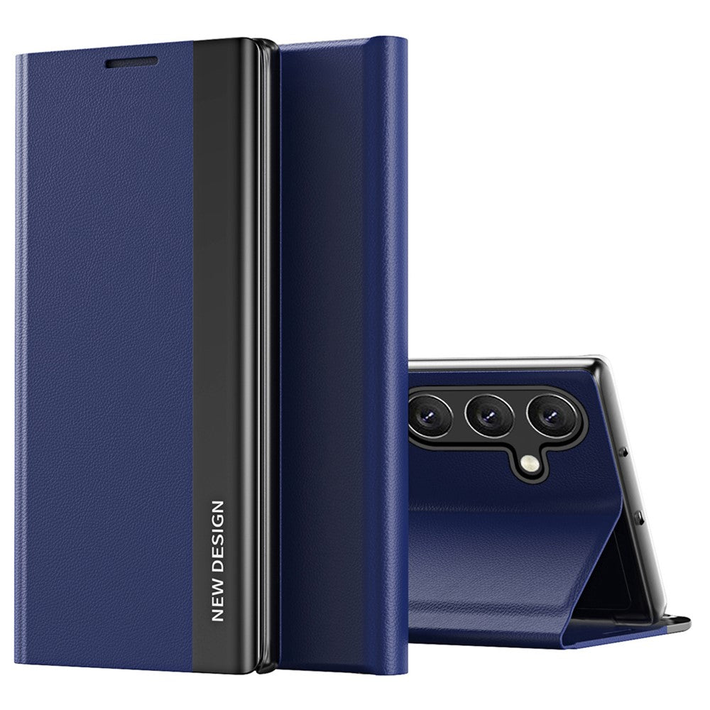 For Samsung Galaxy M34 5G / F34 5G Case PU Leather Electroplating Stand Cover