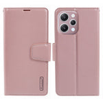 HANMAN Mill-serien för Xiaomi Redmi 12 4G / 5G (Global) / Redmi Note 12R 5G / Poco M6 Pro 5G-skal plånboksfodral för mobil