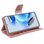 HANMAN Mill-serien för Xiaomi Redmi 12 4G / 5G (Global) / Redmi Note 12R 5G / Poco M6 Pro 5G-skal plånboksfodral för mobil