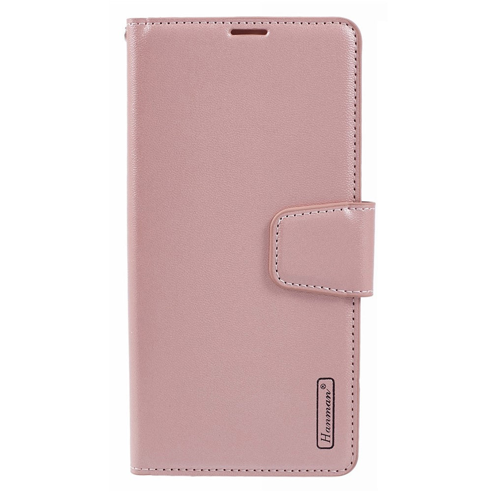 HANMAN Mill-serien för Xiaomi Redmi 12 4G / 5G (Global) / Redmi Note 12R 5G / Poco M6 Pro 5G-skal plånboksfodral för mobil