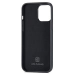 DG.MING For iPhone 12 Pro Case PU Leather Coated PC+TPU Shell Glitter Phone Cover