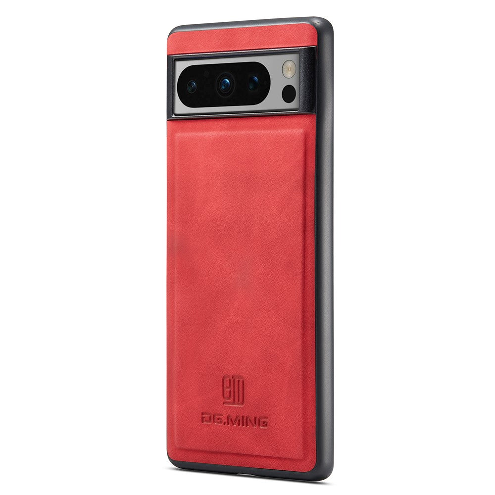 DG.MING til Google Pixel 8 Pro Cover PU Læder+PC+TPU Mobiltelefon Bagcover