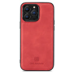 DG.MING Til iPhone 12 / 12 Pro Etui Faldsikker PU Læder+PC+TPU Bagcover