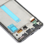 Til Samsung Galaxy A52 4G A525 / A52 5G A526 / A52s 5G A528 Grade C OLED-skærm og digitizer-enhed + ramme (uden logo)