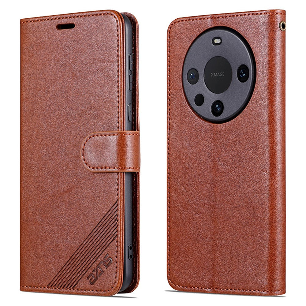 AZNS For Huawei Mate 60 Pro Case PU Leather Full Protection Wallet Phone Cover