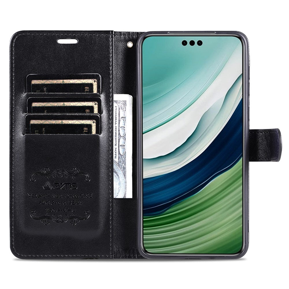AZNS For Huawei Mate 60 Case PU Leather Phone Cover with Wallet Stand