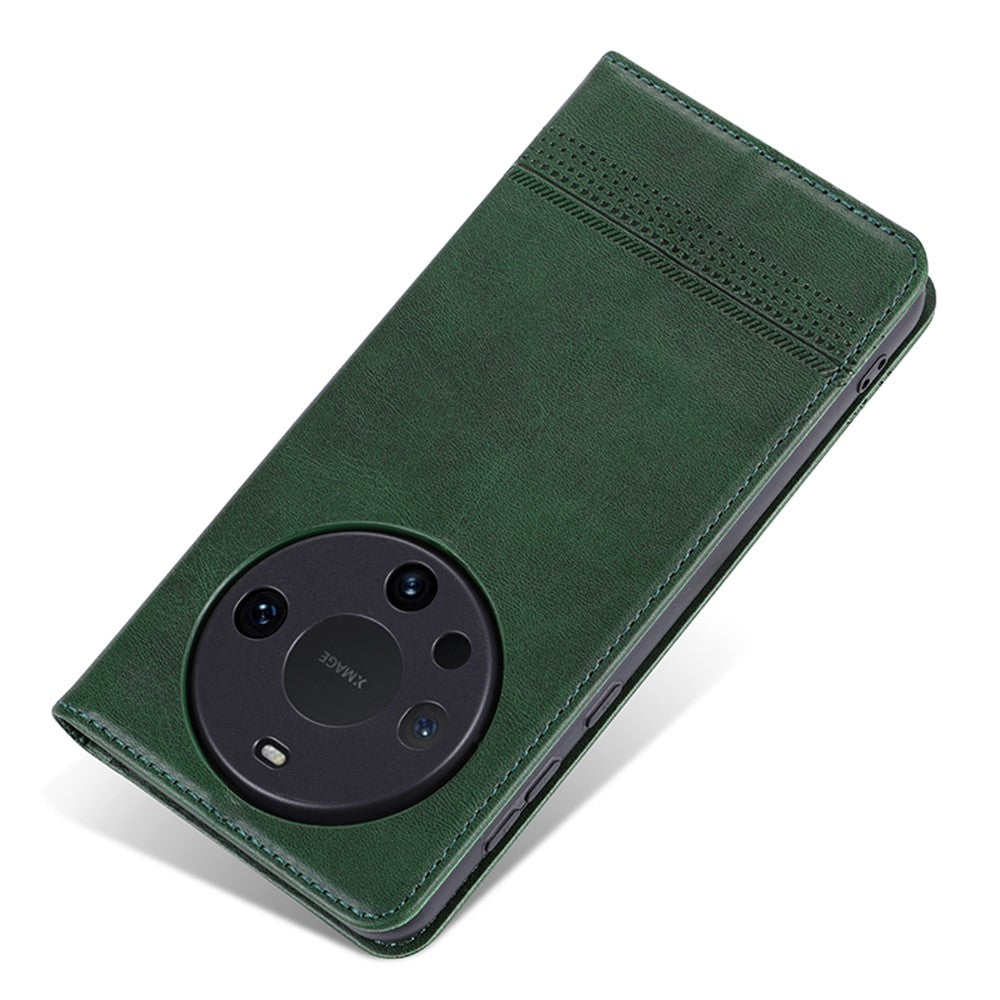 AZNS For Huawei Mate 60 Pro Case Magnetic Clousre Wallet Leather Cover