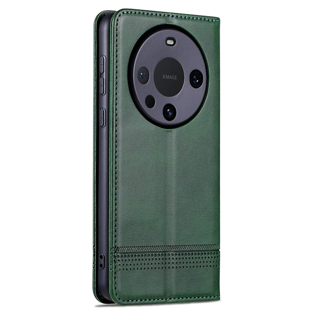 AZNS For Huawei Mate 60 Pro Case Magnetic Clousre Wallet Leather Cover