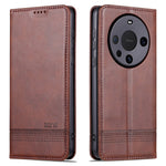 AZNS For Huawei Mate 60 Pro Case Magnetic Clousre Wallet Leather Cover