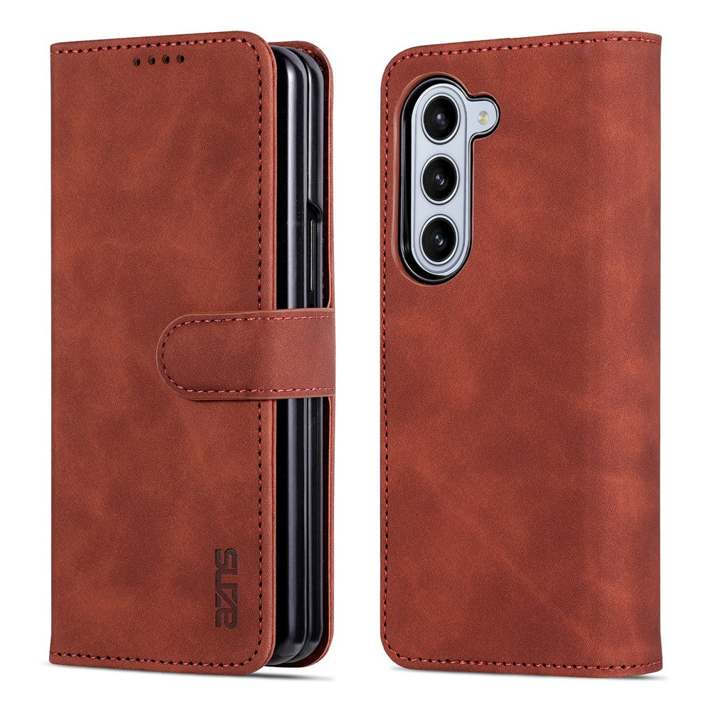 AZNS For Samsung Galaxy Z Fold5 5G Case Wallet PU Leather Phone Cover