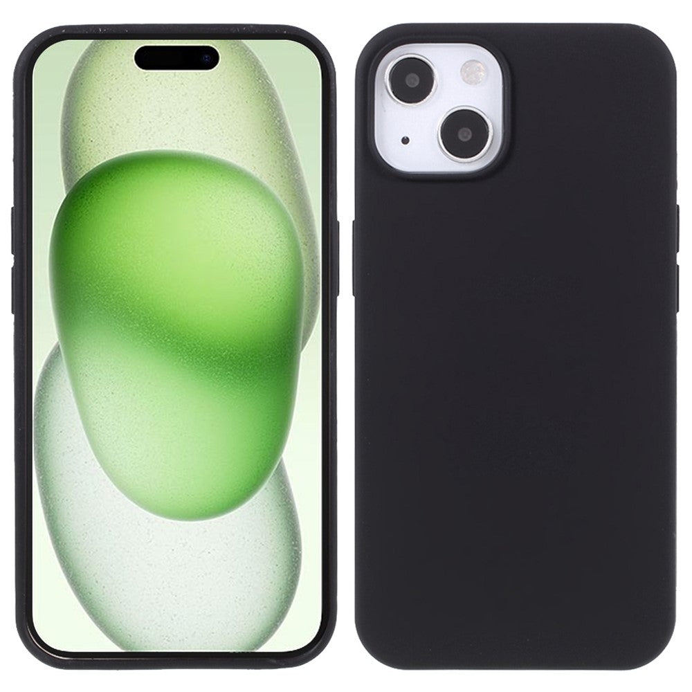Silikonfodral till iPhone 15 Plus - Mobilmobilens baksida - Skydd
