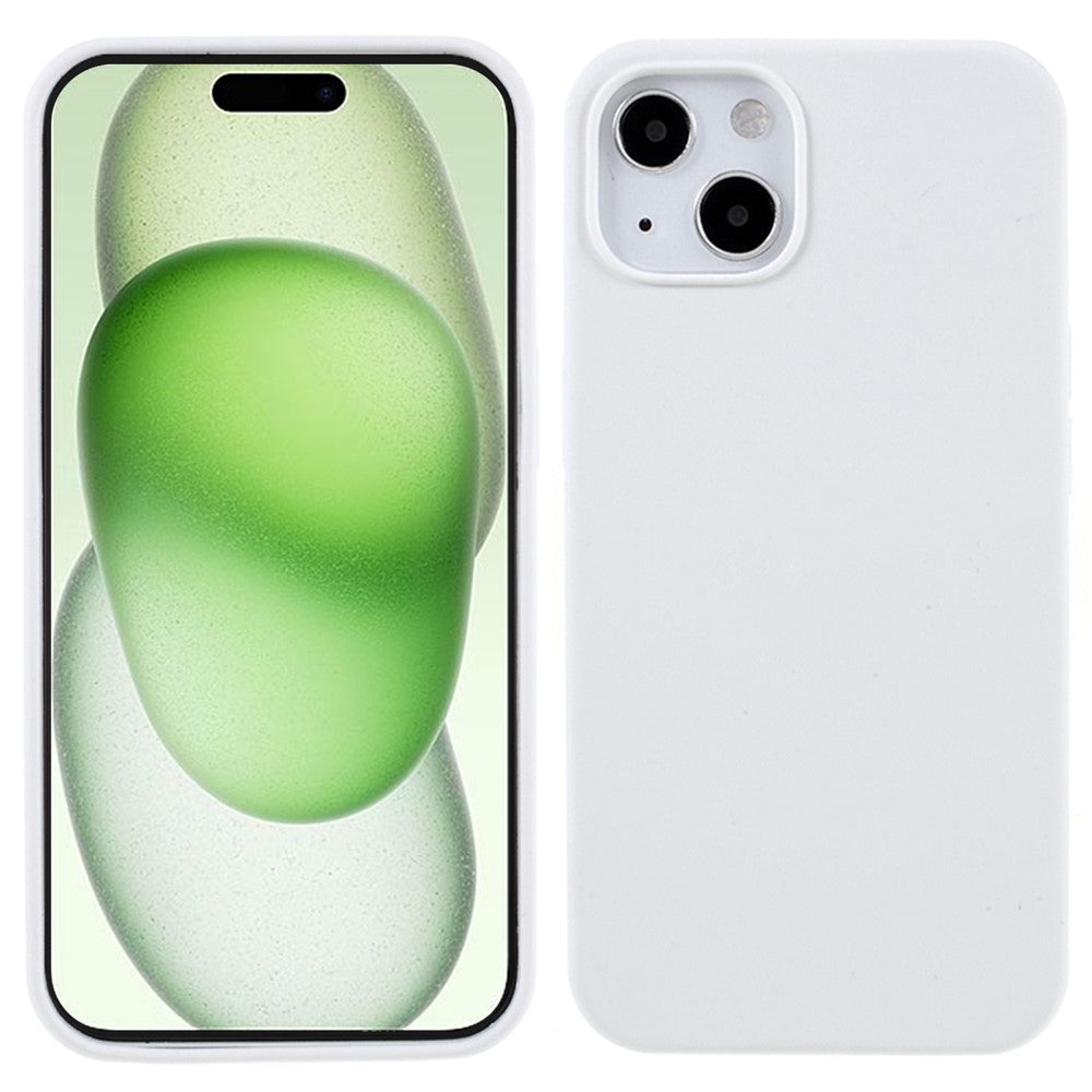 Silikonfodral till iPhone 15 Plus - Mobilmobilens baksida - Skydd