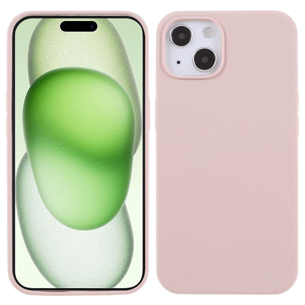 Silikonfodral till iPhone 15 Plus - Mobilmobilens baksida - Skydd