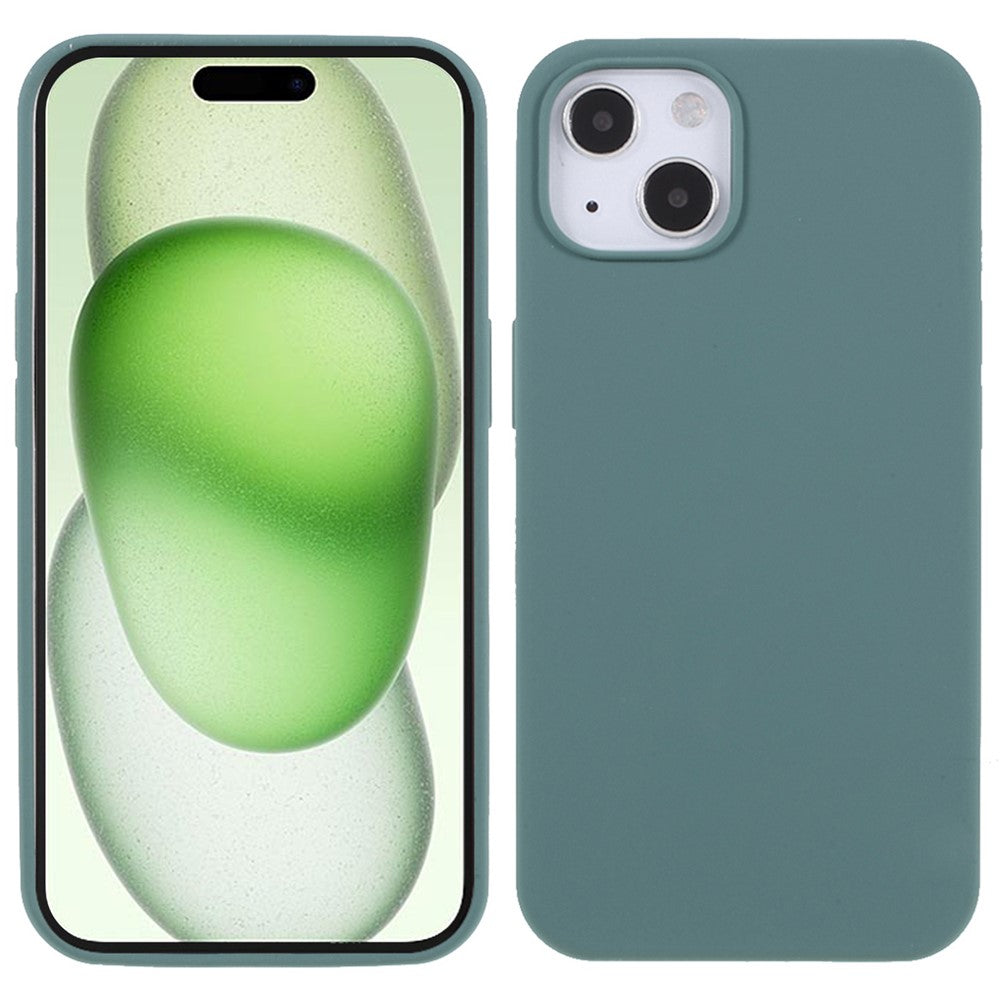 Silikonfodral till iPhone 15 Plus - Mobilmobilens baksida - Skydd