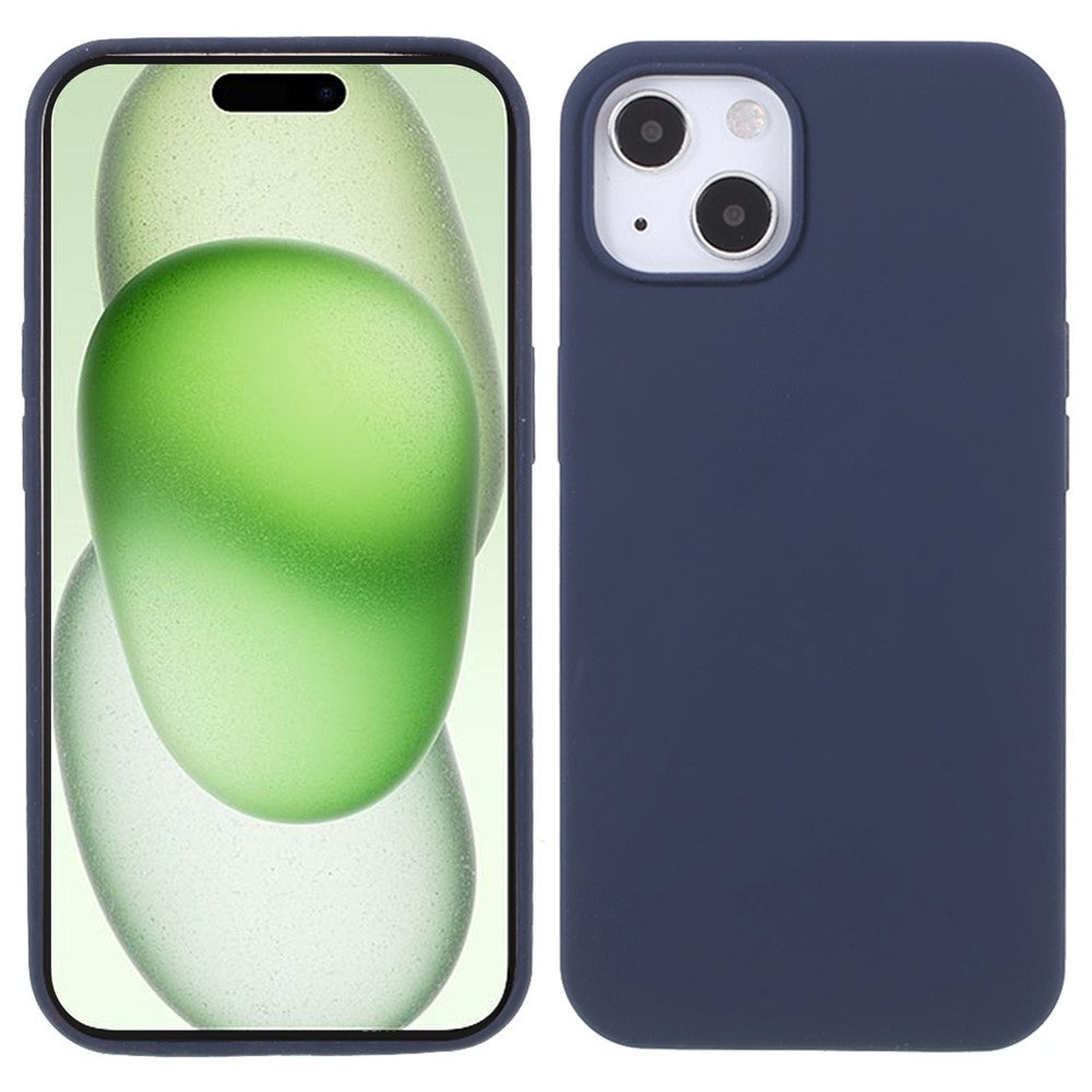 Silikonfodral till iPhone 15 Plus - Mobilmobilens baksida - Skydd