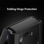For Samsung Galaxy Z Flip5 5G Kickstand Case Hard PC Phone Cover Magnetic Case