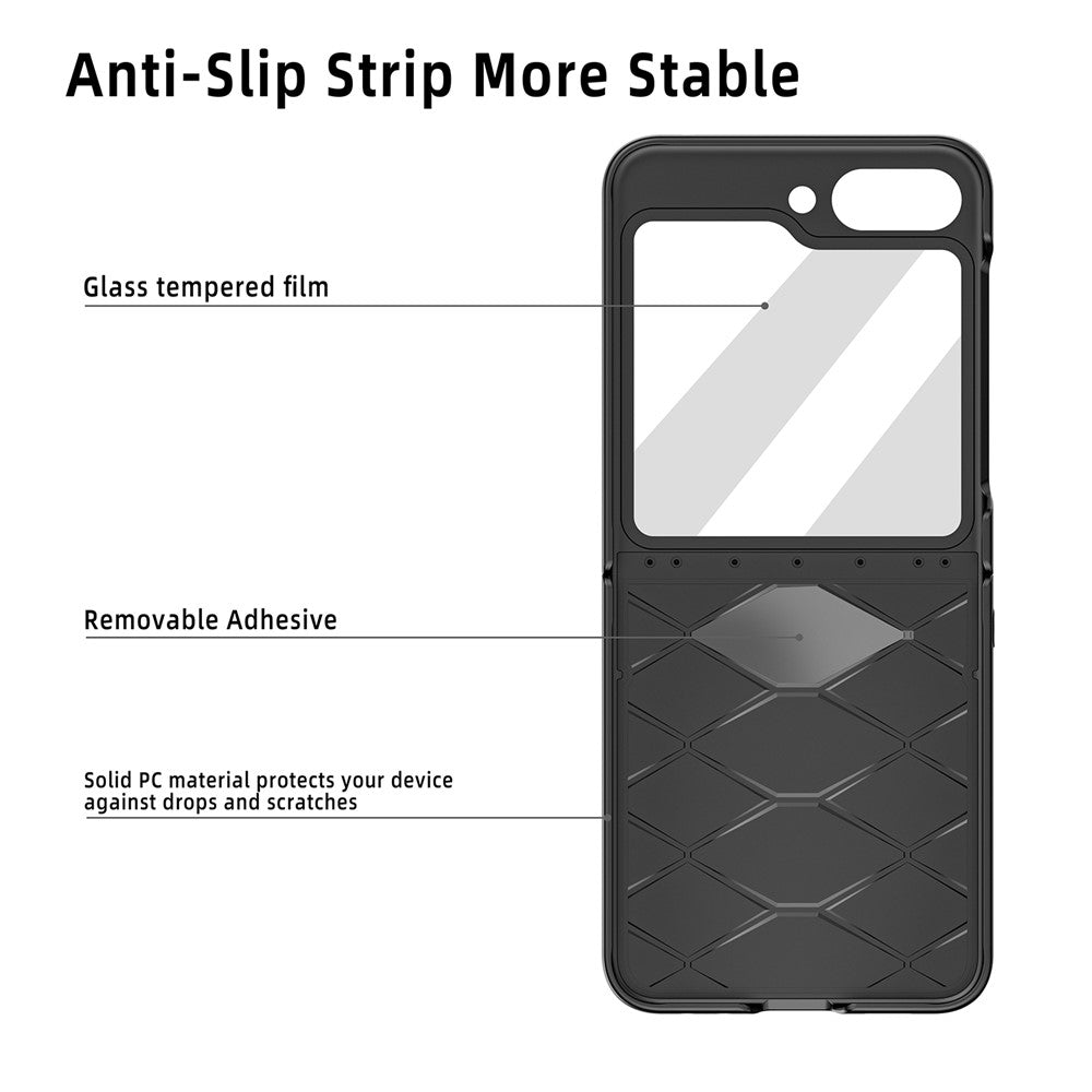 For Samsung Galaxy Z Flip5 5G Kickstand Case Hard PC Phone Cover Magnetic Case