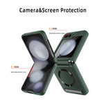 For Samsung Galaxy Z Flip5 5G Kickstand Case Hard PC Phone Cover Magnetic Case