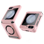 For Samsung Galaxy Z Flip5 5G Kickstand Case Hard PC Phone Cover Magnetic Case