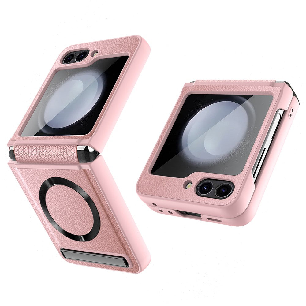 For Samsung Galaxy Z Flip5 5G Kickstand Case Hard PC Phone Cover Magnetic Case