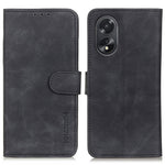 KHAZNEH For Oppo A38 4G Case Anti-Scratch Retro Texture Stand Leather Phone Cover