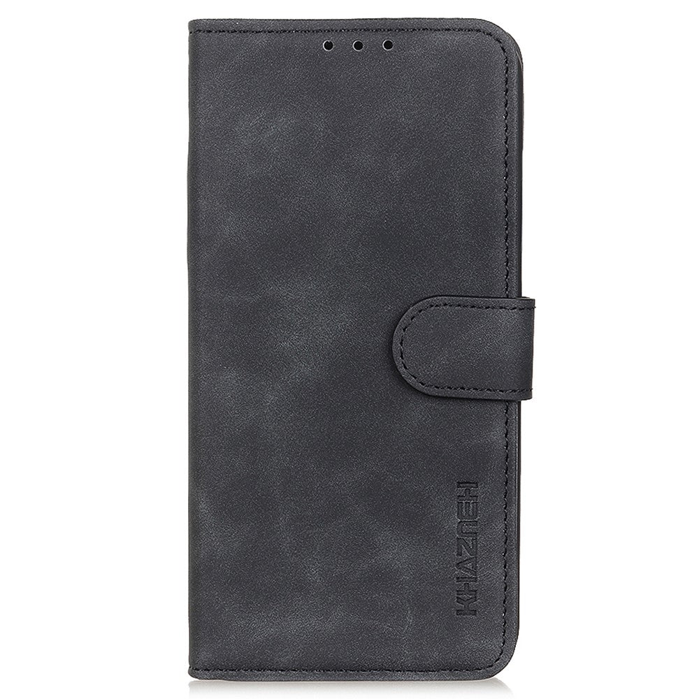 KHAZNEH For Oppo A38 4G Case Anti-Scratch Retro Texture Stand Leather Phone Cover