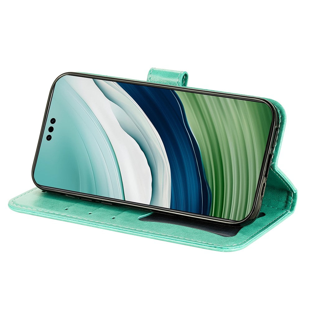 For Huawei Mate 60 Case Floral Pattern PU Leather Wallet Stand Phone Cover