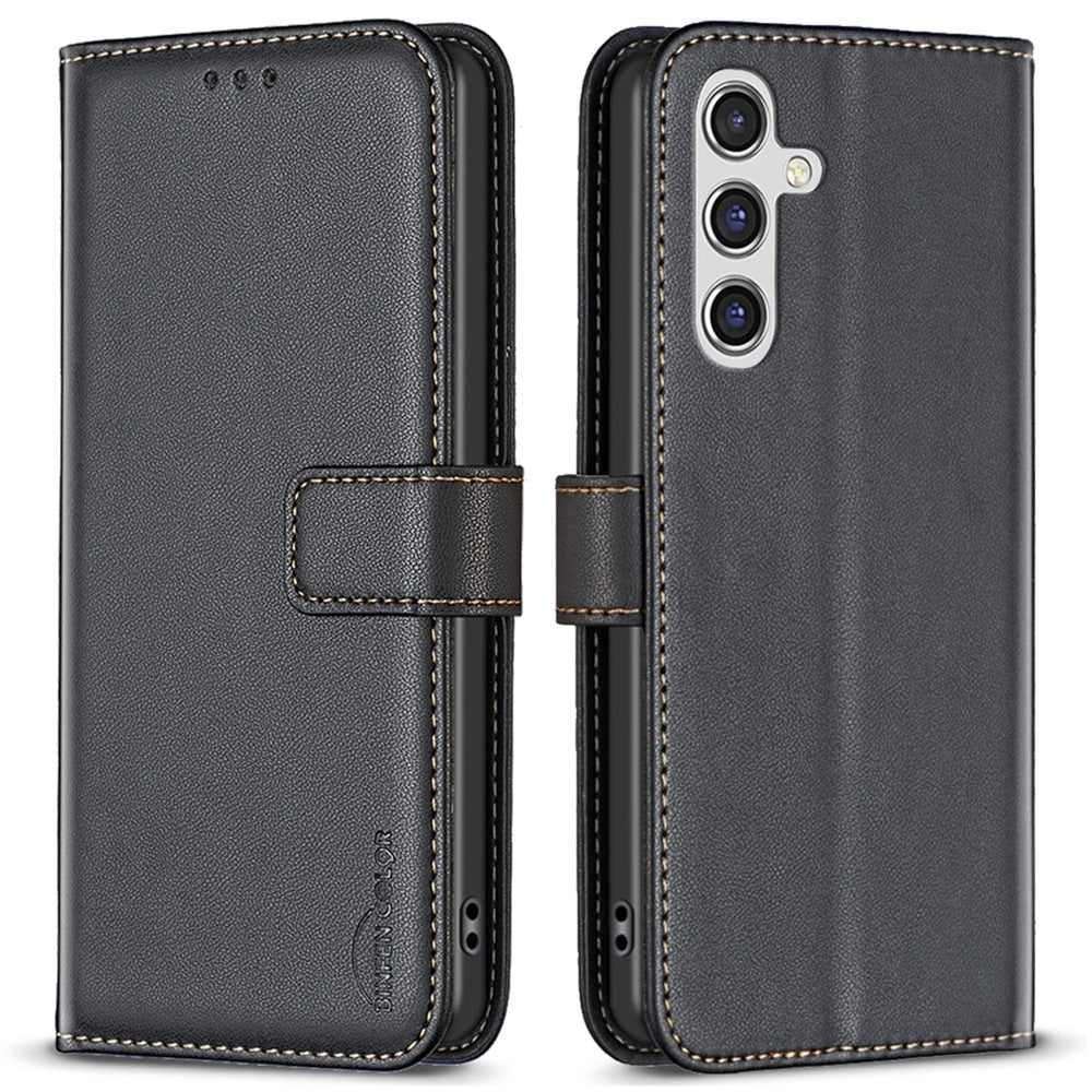 BINFEN COLOR BF17 For Samsung Galaxy A05s 4G Case Wallet PU Leather Stand Phone Cover