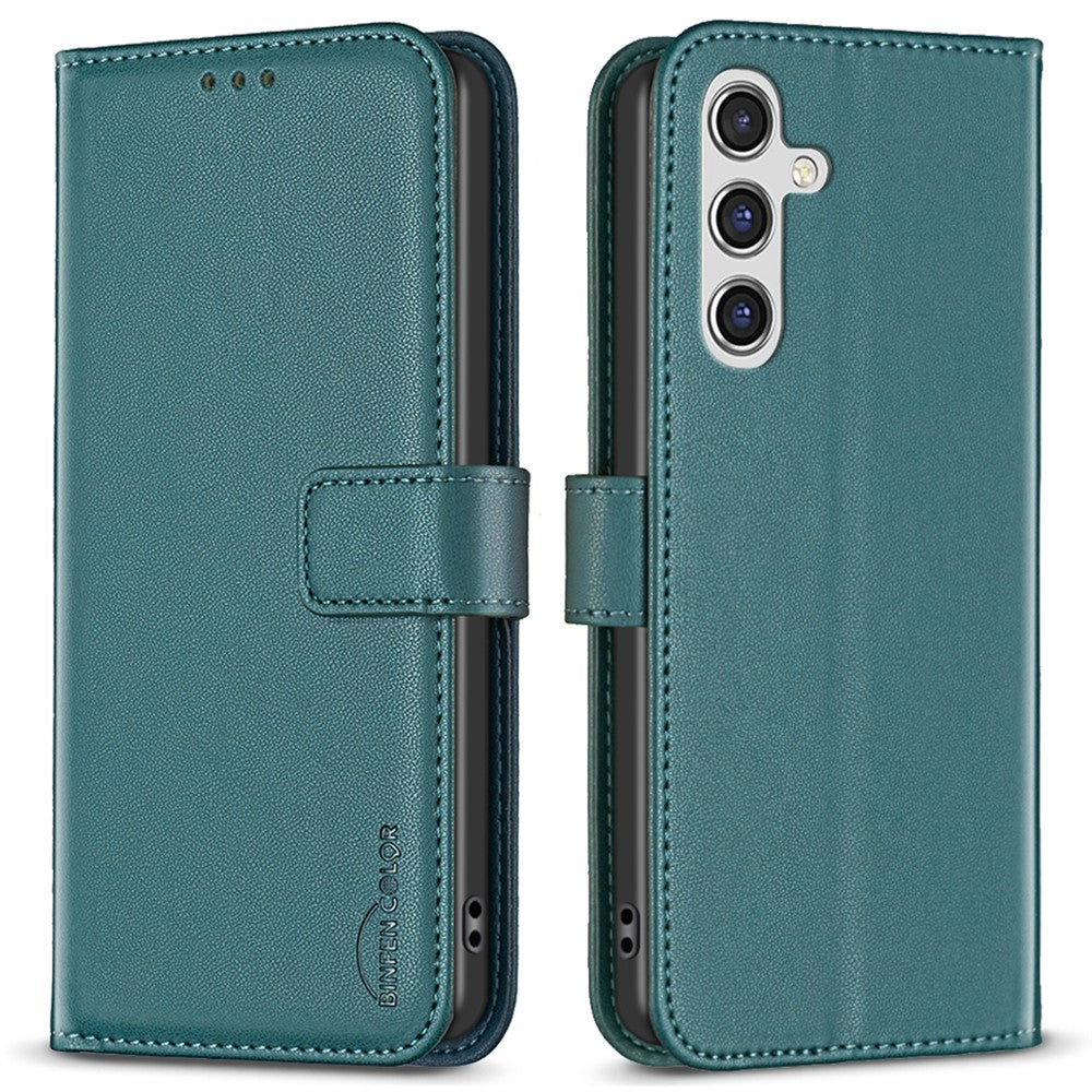 BINFEN COLOR BF17 For Samsung Galaxy A05s 4G Case Wallet PU Leather Stand Phone Cover